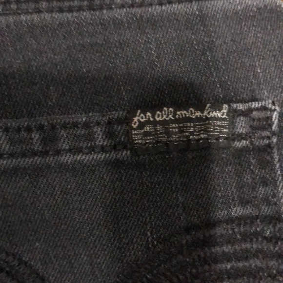 Black 7 for all mankind jeans size 30 - Picture 4 of 11